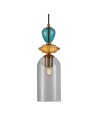 Italux Busco Wisząca 1xE27 40W Złoty, czarny PND-30263-1C-BRO-SG