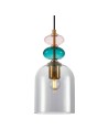 Italux Busco Wisząca 1xE27 40W Złoty, czarny PND-30263-1B-BRO-SG