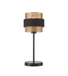 Lampy stołowe z abażurem - Italux Bans Biurkowa 1xE27 40W Złoty, czarny TB-27467-1-BK-GD - product 1