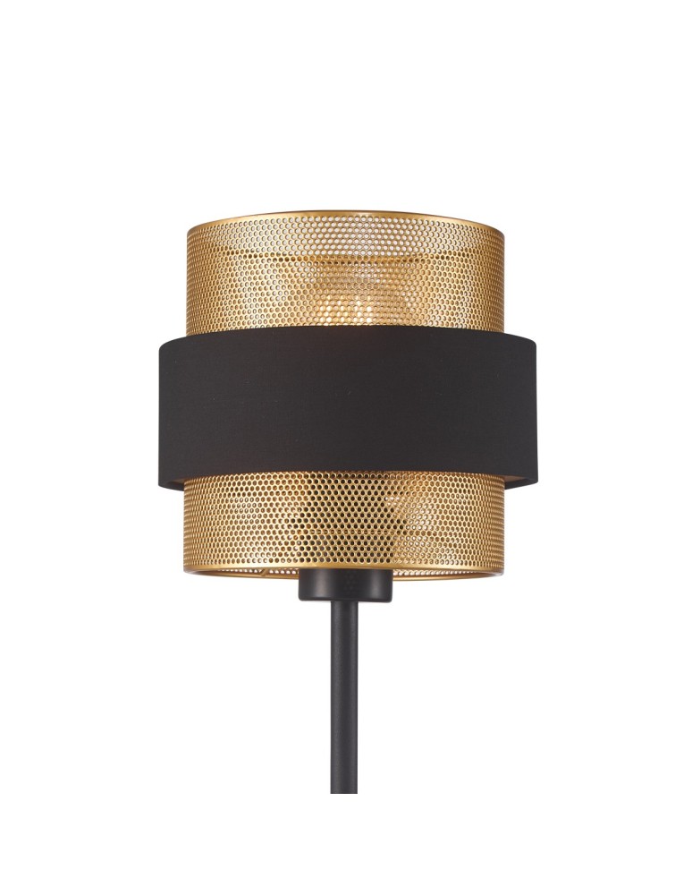 Lampy stołowe z abażurem - Italux Bans Biurkowa 1xE27 40W Złoty, czarny TB-27467-1-BK-GD - product kolory-swiatla.pl 2