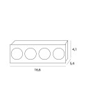 Maxlight 4L Modular Moduł LED 12W  HM180 4L Maxlight 4L Modular Moduł LED 12W  HM180 4L