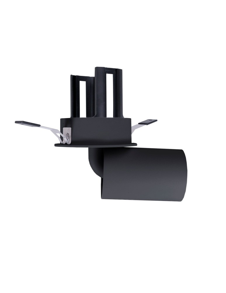 Maxlight Lampa Sufitowa Halo F Black Podtynkowa H0131
