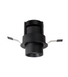 Reflektory wpuszczane w sufit - Maxlight Lampa Sufitowa Halo F Black Podtynkowa H0131 - product 2