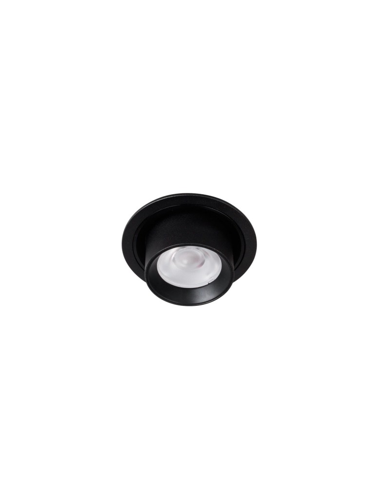 Maxlight Lampa Sufitowa Halo F Black Podtynkowa H0131