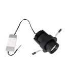 Reflektory wpuszczane w sufit - Maxlight Lampa Sufitowa Halo F Black Podtynkowa H0131 - product 4