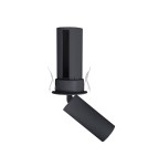 Reflektory wpuszczane w sufit - Maxlight Lampa Sufitowa Halo E Black Podtynkowa H0129 - product 1