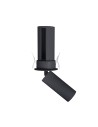 Maxlight Lampa Sufitowa Halo E Black Podtynkowa H0129