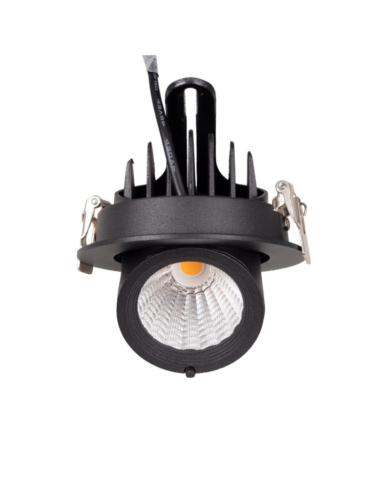 Maxlight Oprawa Wpustowa Rubio 10W Czarna H0133 Maxlight Oprawa Wpustowa Rubio 10W Czarna H0133