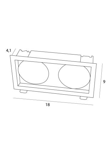 Maxlight Oprawa Wpustowa Spilio, Do Skompletowania Z Modułem Hm190 I Trafo Ht190 SPILIO H190.05 - produkt 2