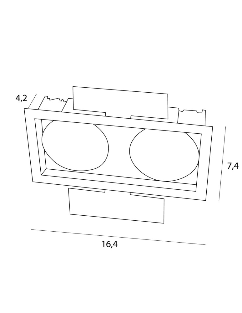 Lampy podtynkowe LED - Maxlight Oprawa Wpustowa Spilio, Do Skompletowania Z Modułem Hm190 I Trafo Ht190 SPILIO H190.06 - product kolory-swiatla.pl 3