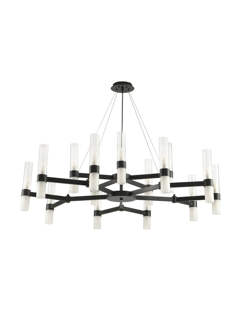 Step into Design Lampa wisząca CANDELA-15 złota 120cm DN1505-15 black