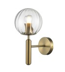 Kinkiety w stylu Modern Classic - Step into Design Lampa ścienna PALLA złota 15cm F070 transparent - product 1