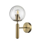 Kinkiety w stylu Modern Classic - Step into Design Lampa ścienna PALLA złota 15cm F070 transparent - product 2