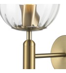 Kinkiety w stylu Modern Classic - Step into Design Lampa ścienna PALLA złota 15cm F070 transparent - product 3