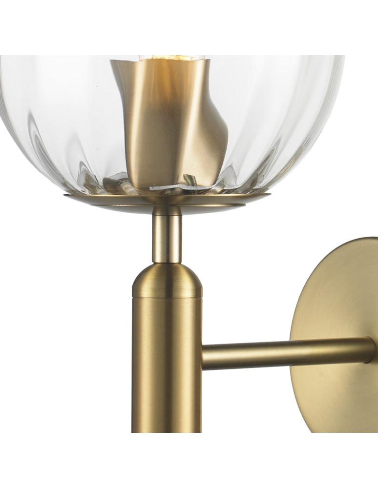 Kinkiety w stylu Modern Classic - Step into Design Lampa ścienna PALLA złota 15cm F070 transparent - product kolory-swiatla.pl 3