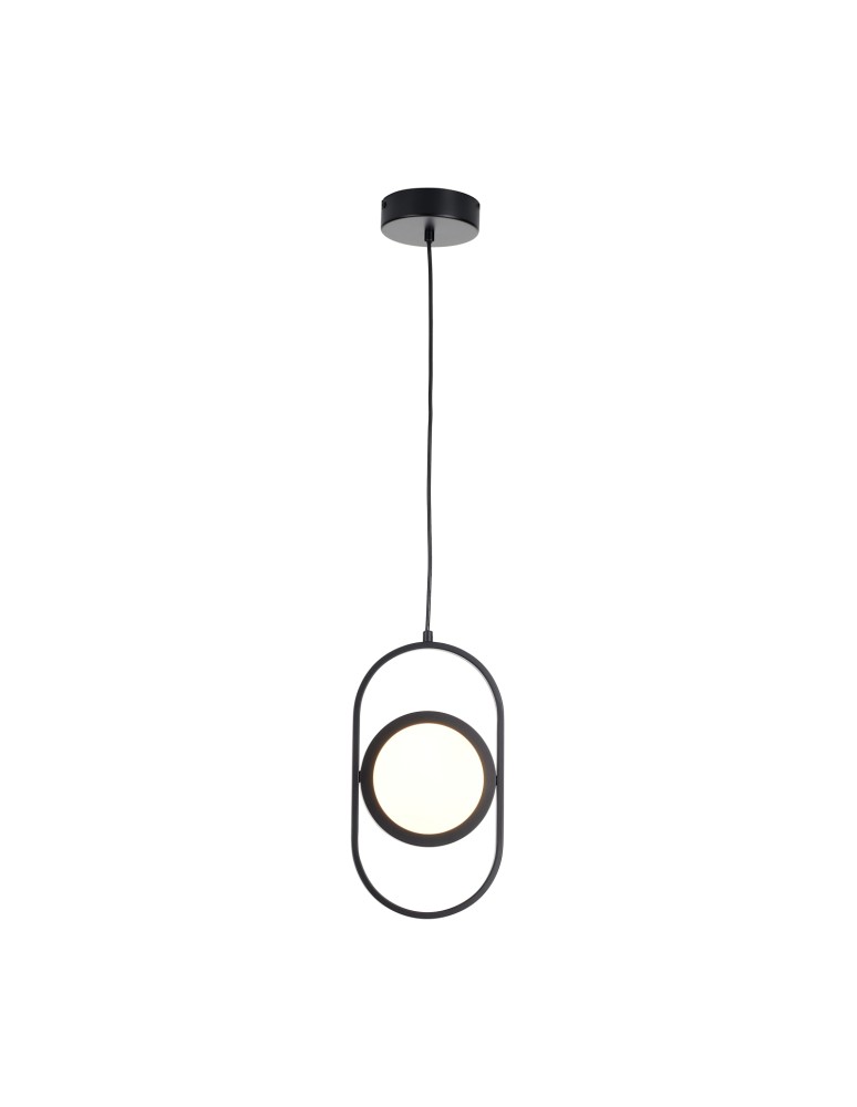 Step into Design Lampa wisząca ELIPSE MINI LED czarna 32cm 60217A-S Step into Design Lampa wisząca ELIPSE MINI LED czarna 32cm 60217A-S