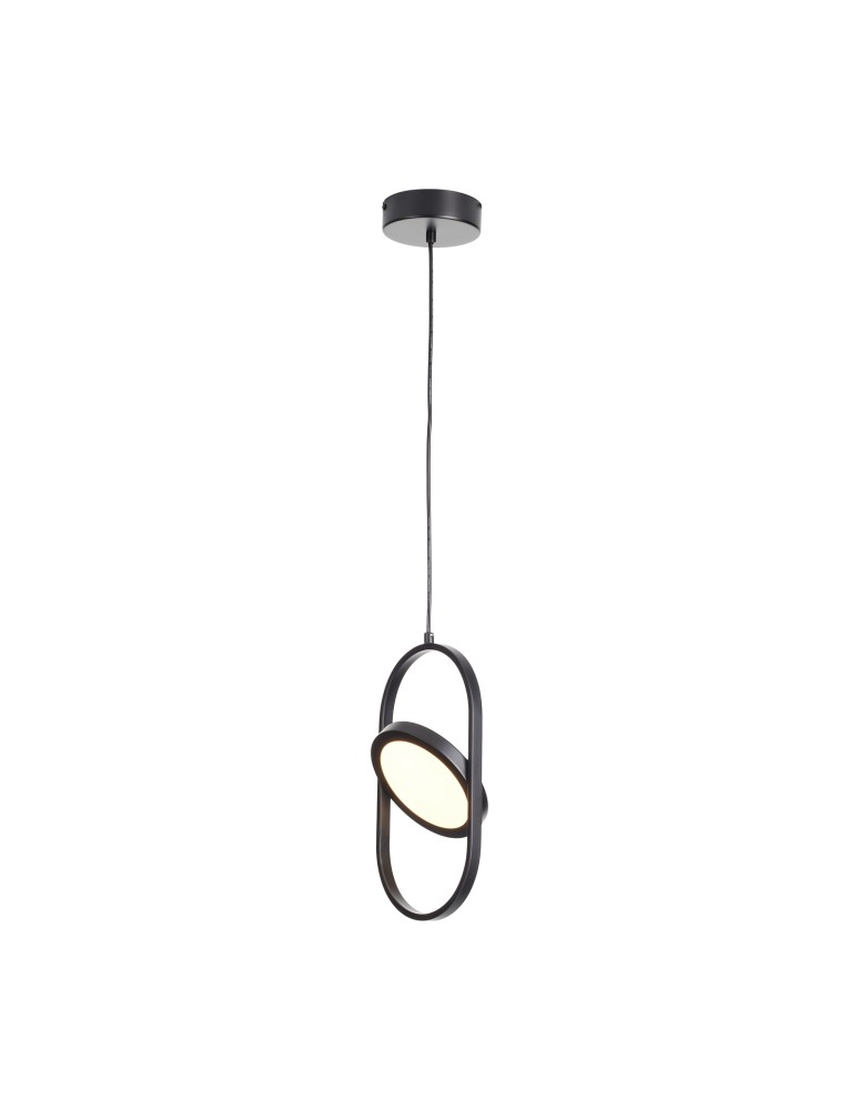 Step into Design Lampa wisząca ELIPSE MINI LED czarna 32cm 60217A-S Step into Design Lampa wisząca ELIPSE MINI LED czarna 32cm 60217A-S