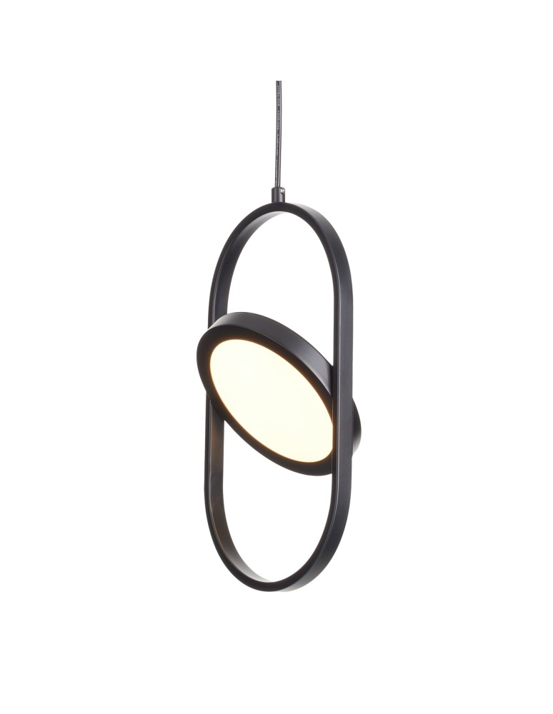 Step into Design Lampa wisząca ELIPSE MINI LED czarna 32cm 60217A-S Step into Design Lampa wisząca ELIPSE MINI LED czarna 32cm 60217A-S