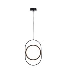 Step into Design Lampa wisząca ELIPSE M LED czarna 45cm 60217A-M Step into Design Lampa wisząca ELIPSE M LED czarna 45cm 60217A-M
