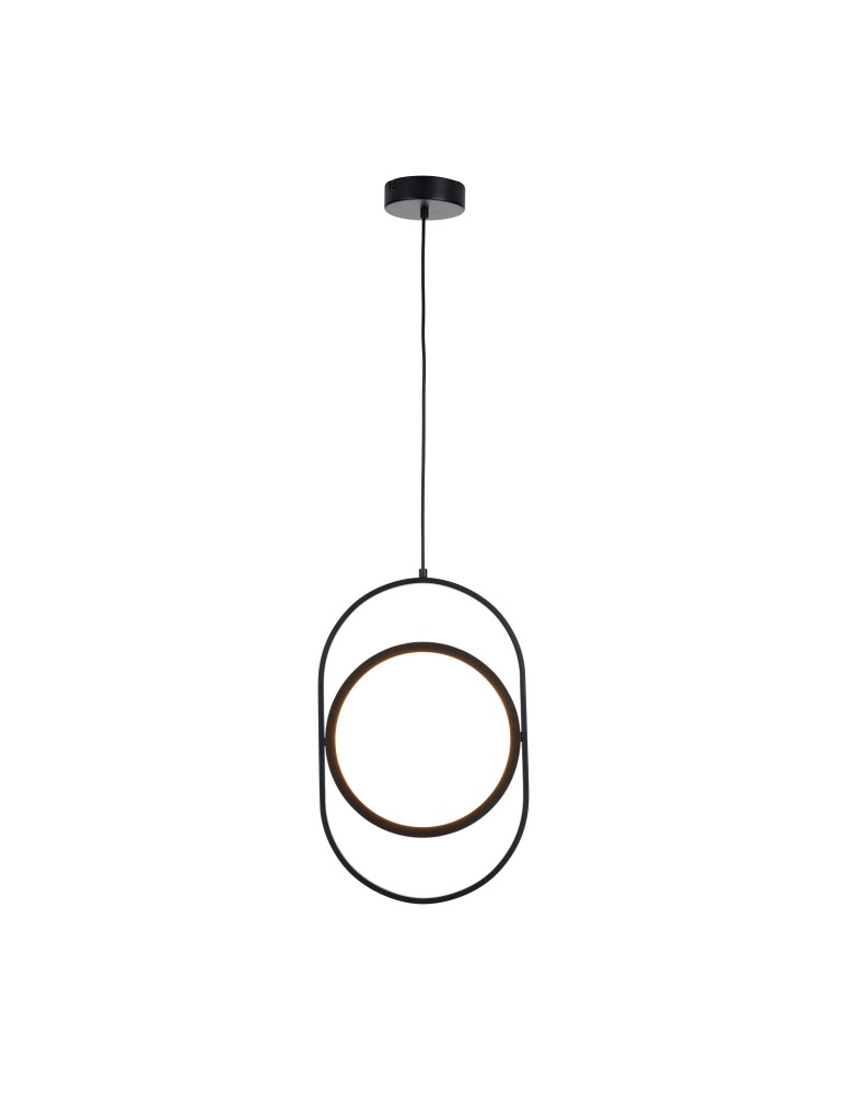 Step into Design Lampa wisząca ELIPSE M LED czarna 45cm 60217A-M Step into Design Lampa wisząca ELIPSE M LED czarna 45cm 60217A-M