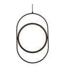 Step into Design Lampa wisząca ELIPSE M LED czarna 45cm 60217A-M Step into Design Lampa wisząca ELIPSE M LED czarna 45cm 60217A-M