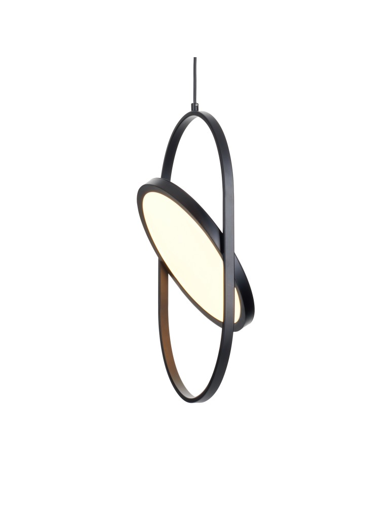 Step into Design Lampa wisząca ELIPSE M LED czarna 45cm 60217A-M Step into Design Lampa wisząca ELIPSE M LED czarna 45cm 60217A-M