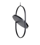 Step into Design Lampa wisząca ELIPSE M LED czarna 45cm 60217A-M Step into Design Lampa wisząca ELIPSE M LED czarna 45cm 60217A-M