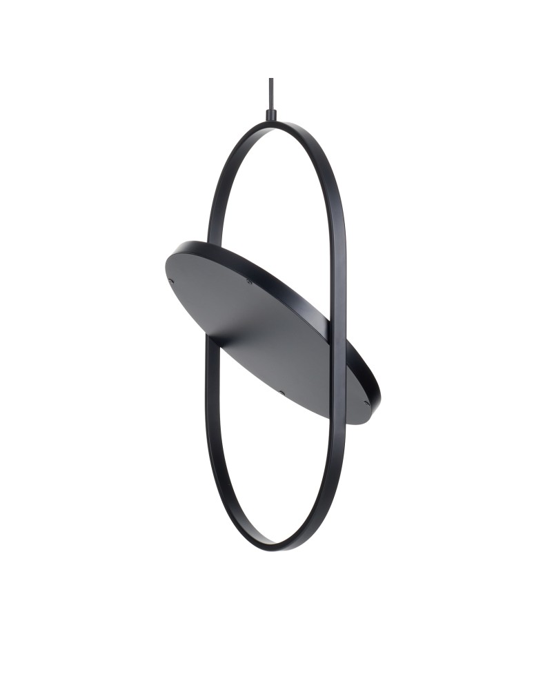 Step into Design Lampa wisząca ELIPSE M LED czarna 45cm 60217A-M Step into Design Lampa wisząca ELIPSE M LED czarna 45cm 60217A-M