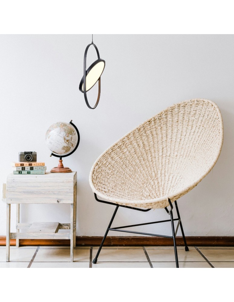 Step into Design Lampa wisząca ELIPSE M LED czarna 45cm 60217A-M Step into Design Lampa wisząca ELIPSE M LED czarna 45cm 60217A-M