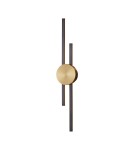 Kinkiety LED - Step into Design Lampa ścienna CENTRO LED czarna 64cm ST-B3327-S - product 1
