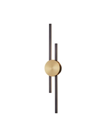 Step into Design Lampa ścienna CENTRO LED czarna 64cm ST-B3327-S