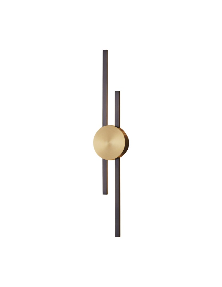 Step into Design Lampa ścienna CENTRO LED czarna 64cm ST-B3327-S