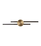 Kinkiety LED - Step into Design Lampa ścienna CENTRO LED czarna 64cm ST-B3327-S - product 4