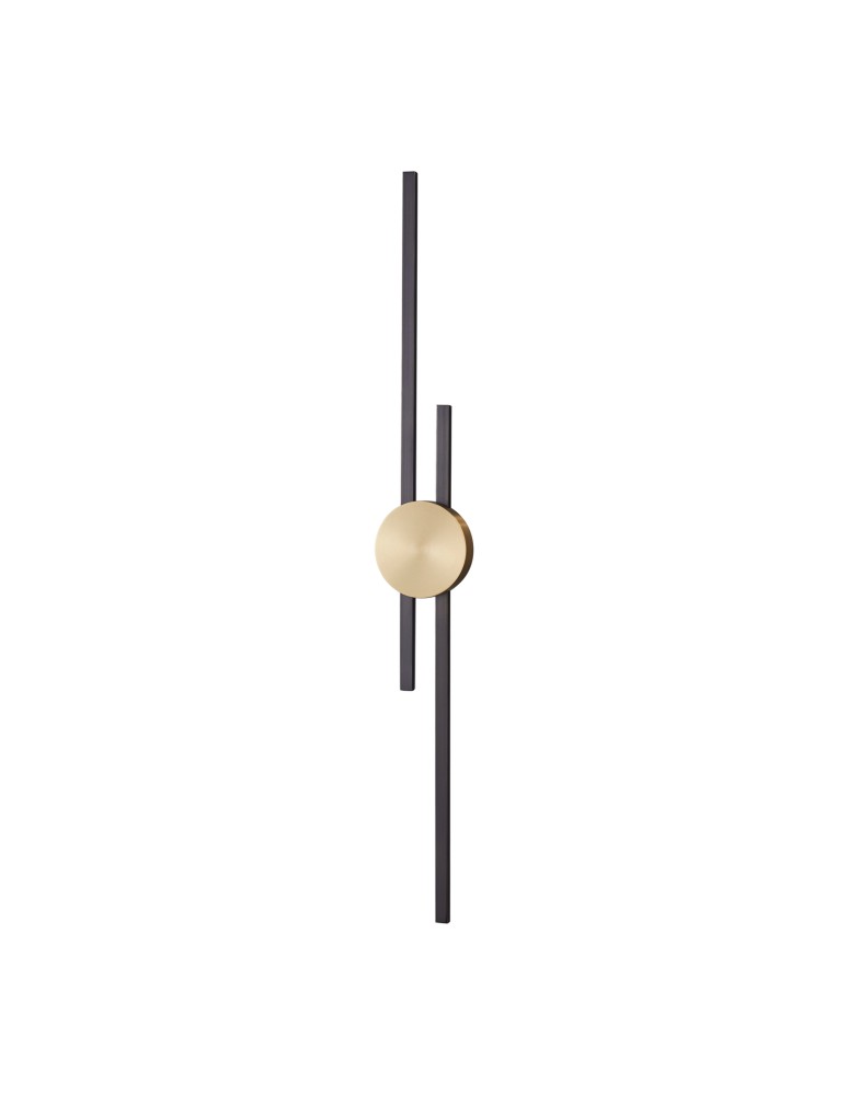 Step into Design Lampa ścienna CENTRO czarna 92cm ST-B3327-M