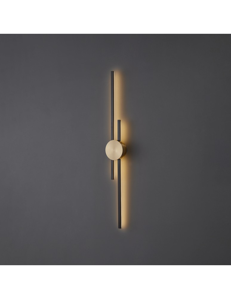 Step into Design Lampa ścienna CENTRO czarna 92cm ST-B3327-M Step into Design Lampa ścienna CENTRO czarna 92cm ST-B3327-M
