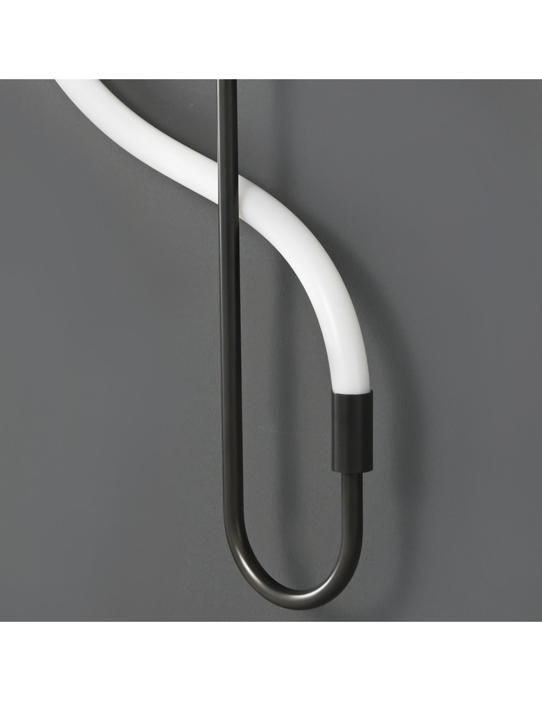 Step into Design Lampa ścienna ESSA czarna 90cm ST-B3554 black