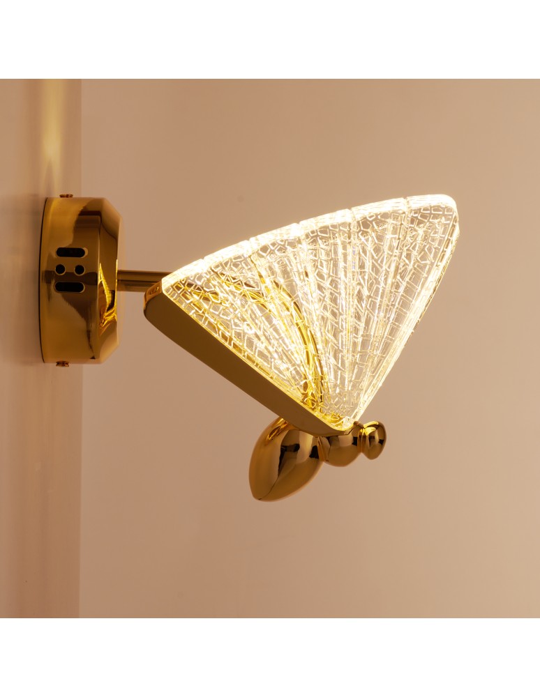 Step into Design Lampa ścienna BEE LED złota 18cm ST-W0612-1S Step into Design Lampa ścienna BEE LED złota 18cm ST-W0612-1S
