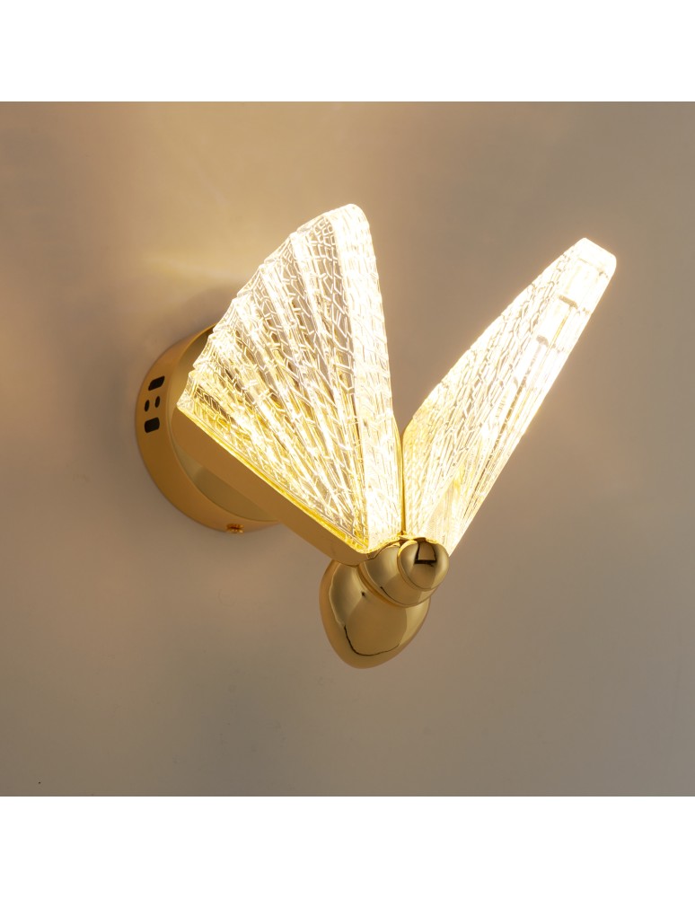 Step into Design Lampa ścienna BEE LED złota 18cm ST-W0612-1S Step into Design Lampa ścienna BEE LED złota 18cm ST-W0612-1S