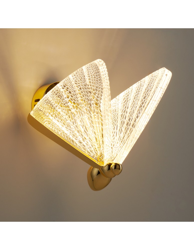 Step into Design Lampa ścienna BEE LED złota 22cm ST-W0612-1B Step into Design Lampa ścienna BEE LED złota 22cm ST-W0612-1B