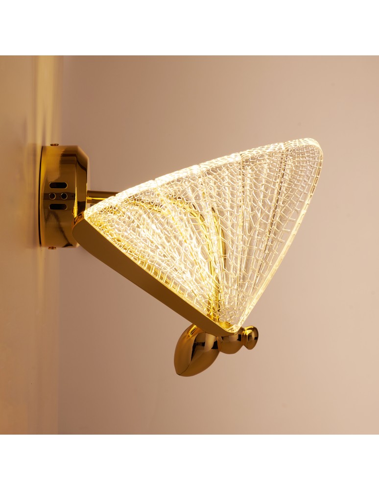 Step into Design Lampa ścienna BEE LED złota 22cm ST-W0612-1B Step into Design Lampa ścienna BEE LED złota 22cm ST-W0612-1B