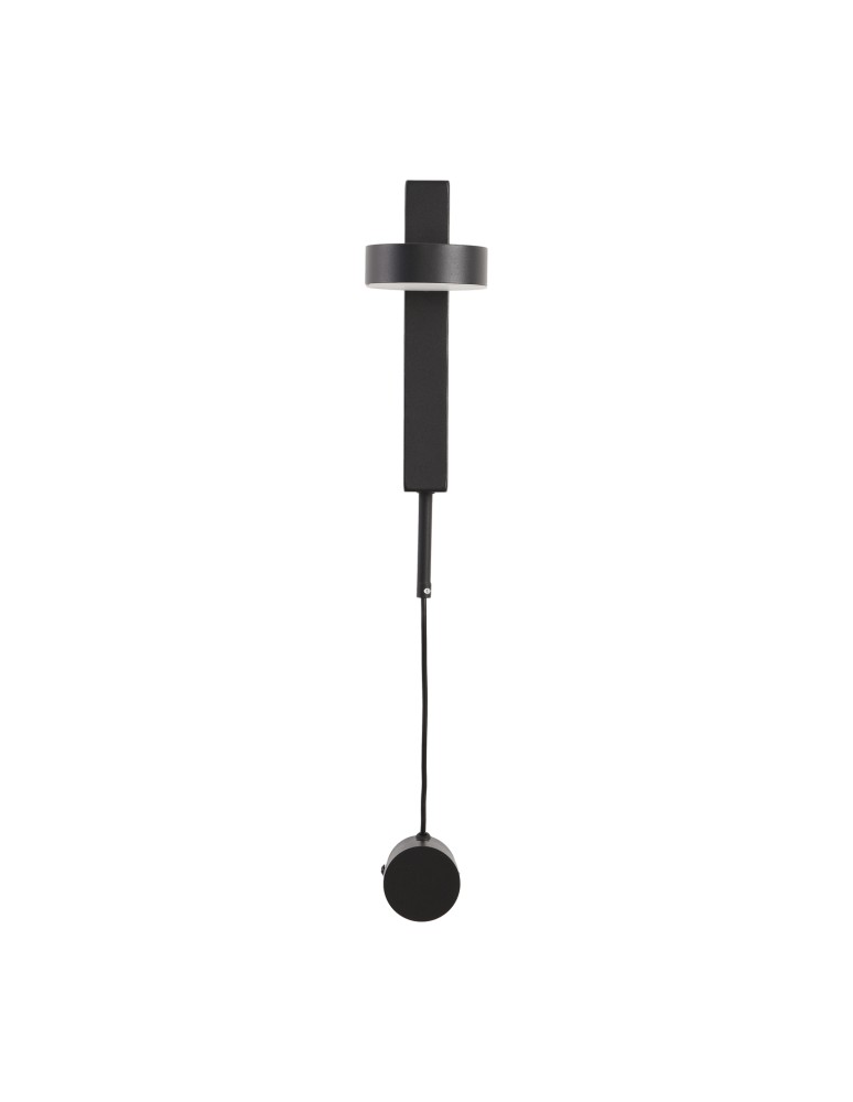 Step into Design Lampa ścienna FIKO czarna 120cm ST-DF010-BK