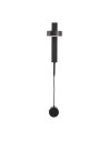 Step into Design Lampa ścienna FIKO czarna 120cm ST-DF010-BK