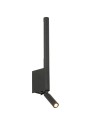 Step into Design Lampa ścienna EXPLORE czarna 43cm MB81806-BK