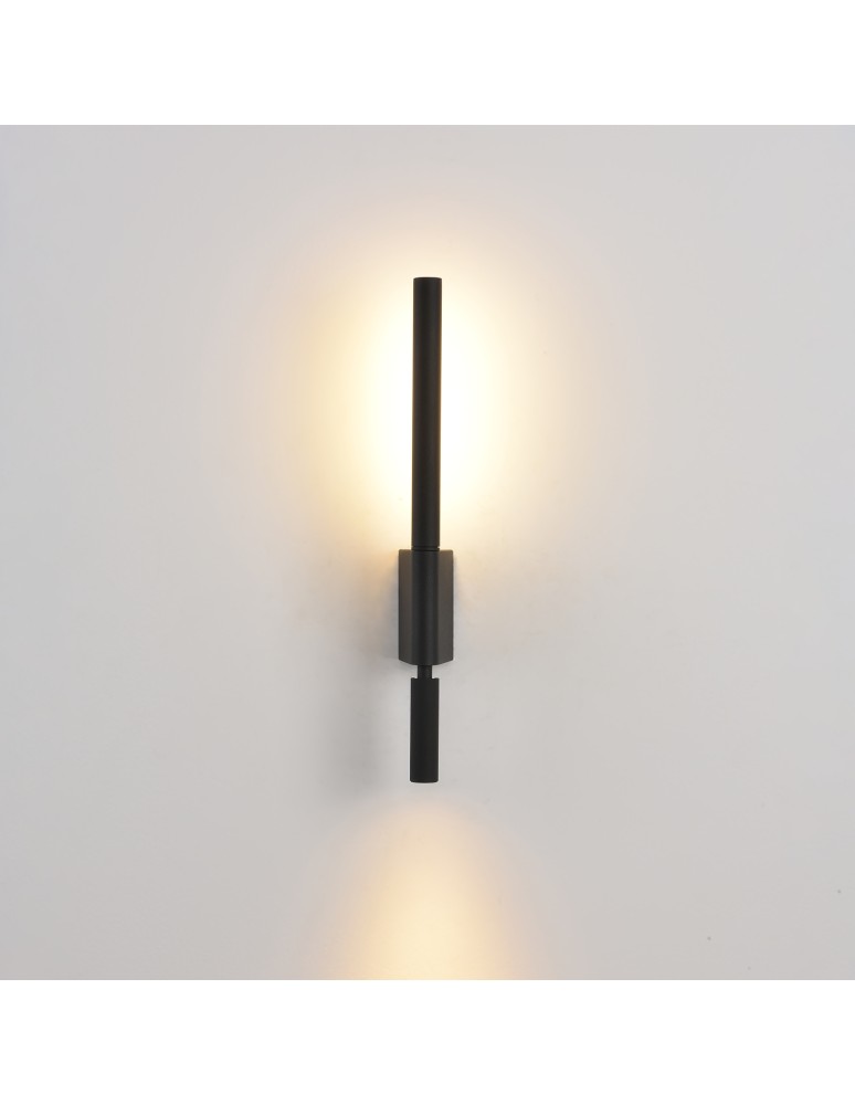 Step into Design Lampa ścienna EXPLORE czarna 43cm MB81806-BK