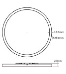 Light Prestige Plafon Pryzma 2 x LED CCT biały LP-1707/1C-28 WH Light Prestige Plafon Pryzma 2 x LED CCT biały LP-1707/1C-28 WH
