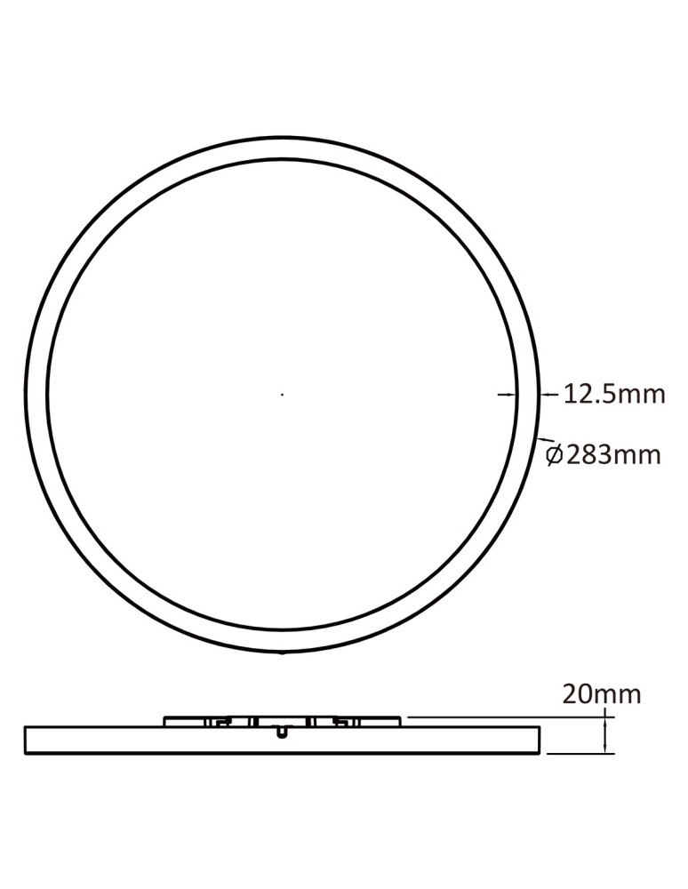 Light Prestige Plafon Pryzma 2 x LED CCT biały LP-1707/1C-28 WH Light Prestige Plafon Pryzma 2 x LED CCT biały LP-1707/1C-28 WH