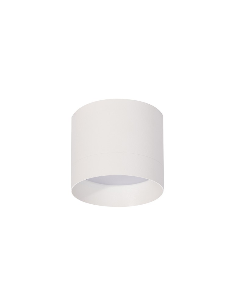 Oprawy sufitowe okrągłe - Light Prestige Kendal Oprawa natynkowa 1 x GX53 biała LP-6331/1SM L WH - product kolory-swiatla.pl 3