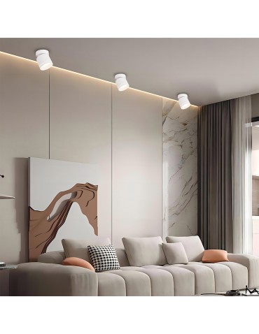 Light Prestige Kendal Oprawa natynkowa 1 x GX53 biała LP-6331/1SM R1 WH movable - produkt 2