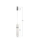 Light Prestige Lampa wisząca Ambiente LED CCT chrom LP-1510/1P CH Light Prestige Lampa wisząca Ambiente LED CCT chrom LP-1510/1P CH