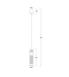 Light Prestige Lampa wisząca Ambiente LED CCT złota LP-1510/1P GD Light Prestige Lampa wisząca Ambiente LED CCT złota LP-1510/1P GD